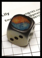 Dice : Dice - 6D - Yin Yang Fire Water - Lily eBay Aug 2015